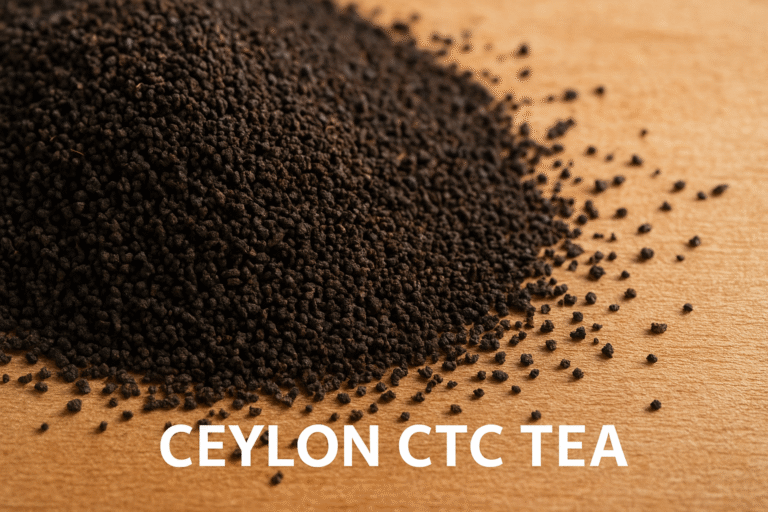 Serendip Hub Natures Golden Infusion Our Ceylon CTC Tea is a strong, full-bodied Sri Lankan black tea crafted using the Cut-Tear-Curl process for maximum strength and color. It brews quickly, delivers a deep reddish-brown liquor, and offers a bold taste perfect for milk tea, chai, hotels, restaurants, and bulk export markets. Freshly sourced and quality-tested, this tea ensures fast infusion, rich aroma, and consistent premium quality—ideal for wholesale buyers, private label brands, and commercial tea blenders.